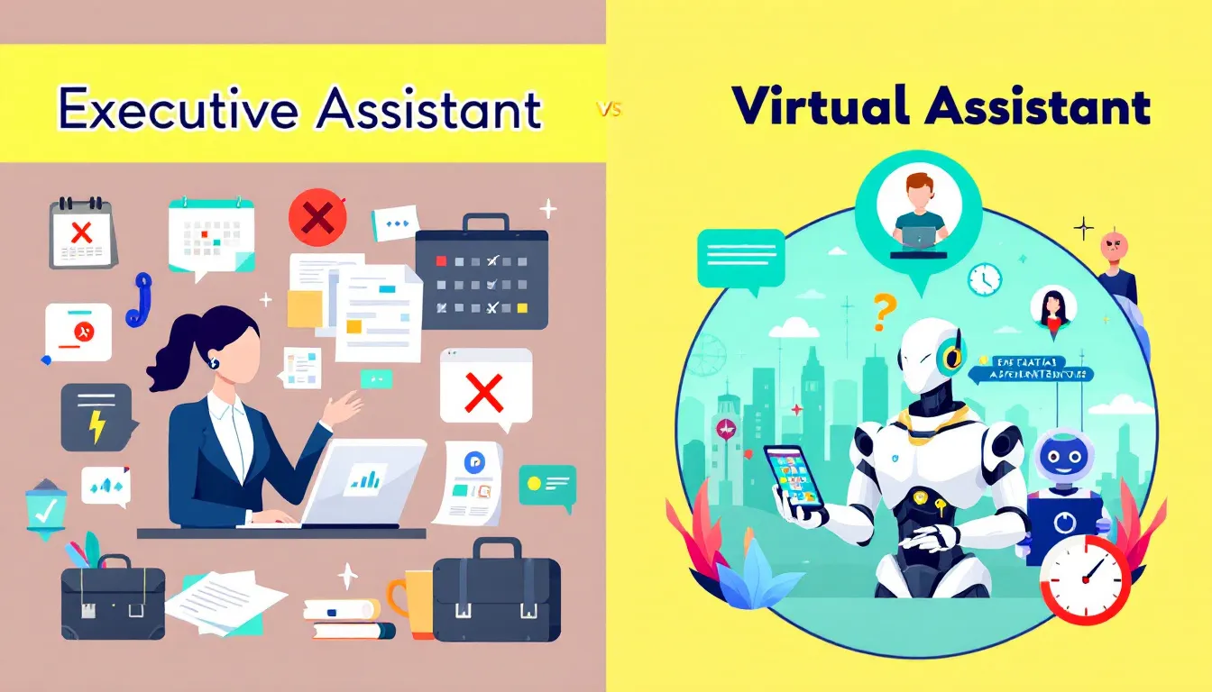 Key Differences Between Executive Assistants and Virtual Assistants