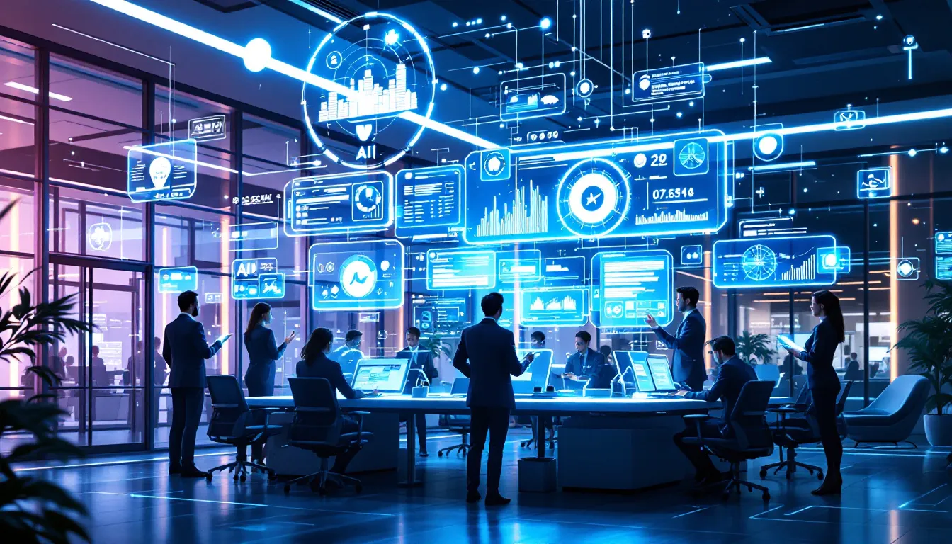 Future trends in AI-enabled virtual assistants shaping business operations.