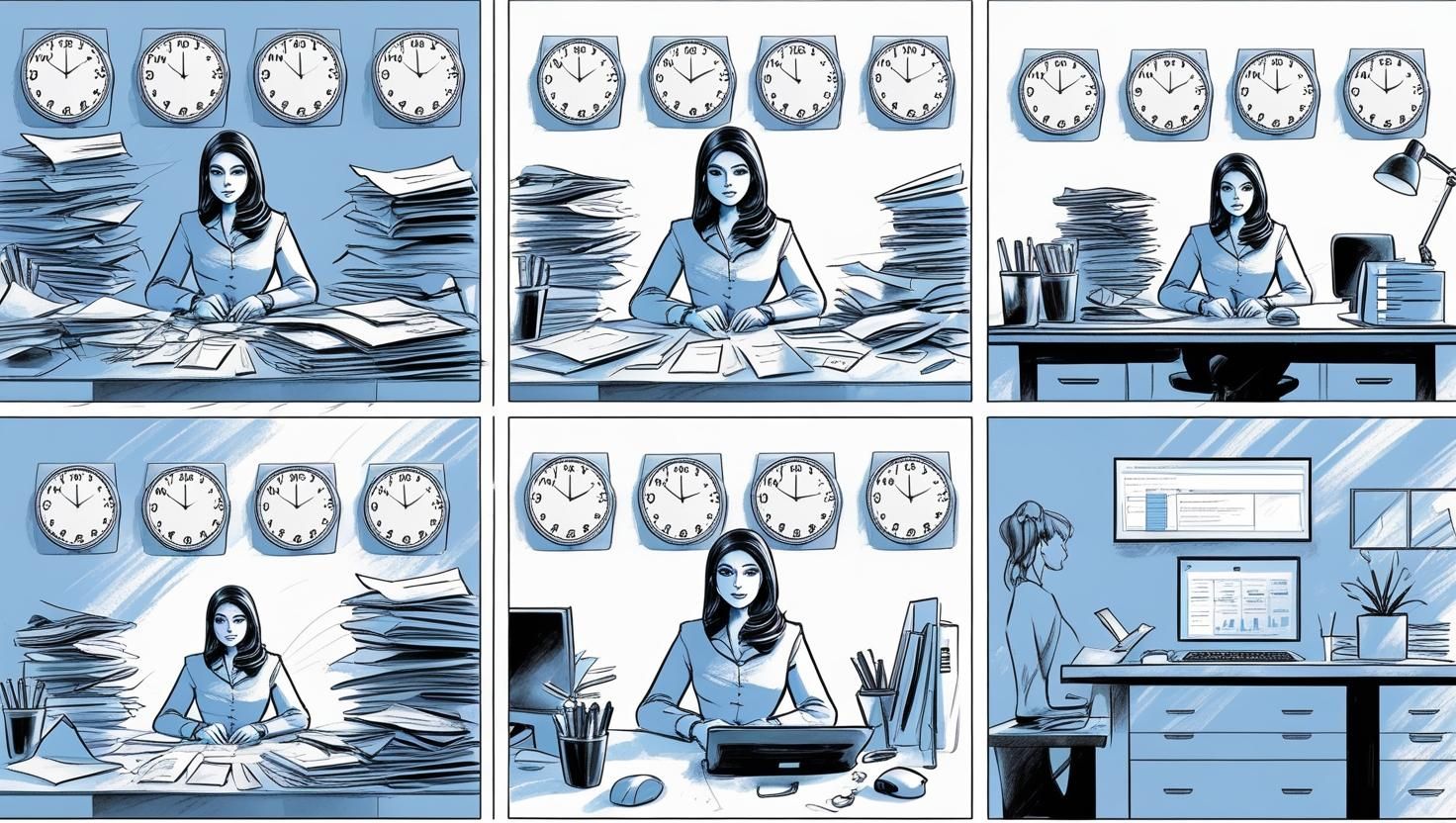 A chart showing productivity gains from using virtual assistants.