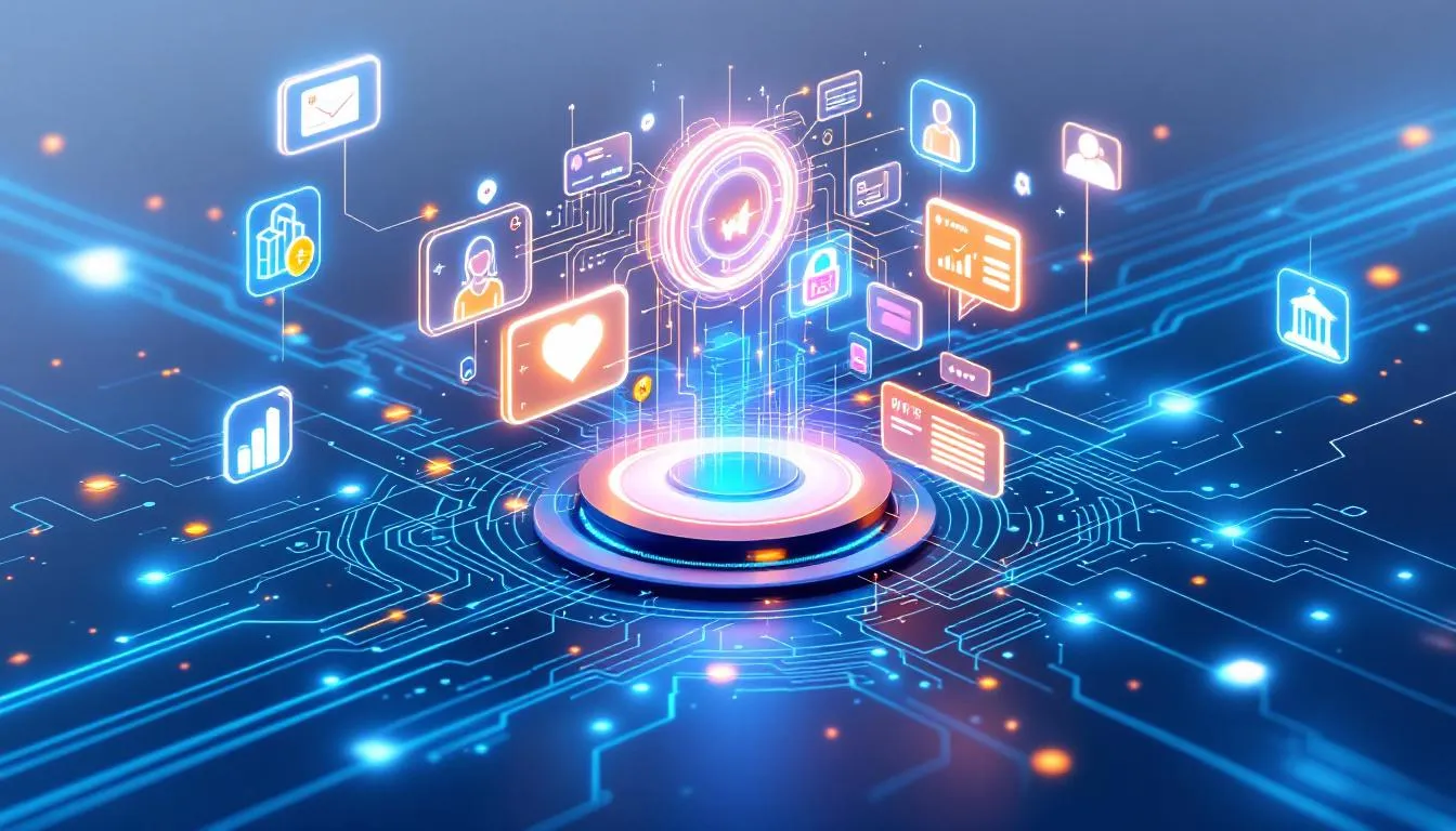 An illustration depicting virtual assistant e commerce services in action.